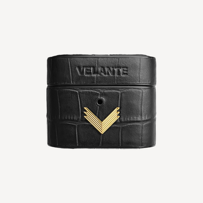 AirPods Pro Case, Calf Leather, Crocodile Texture