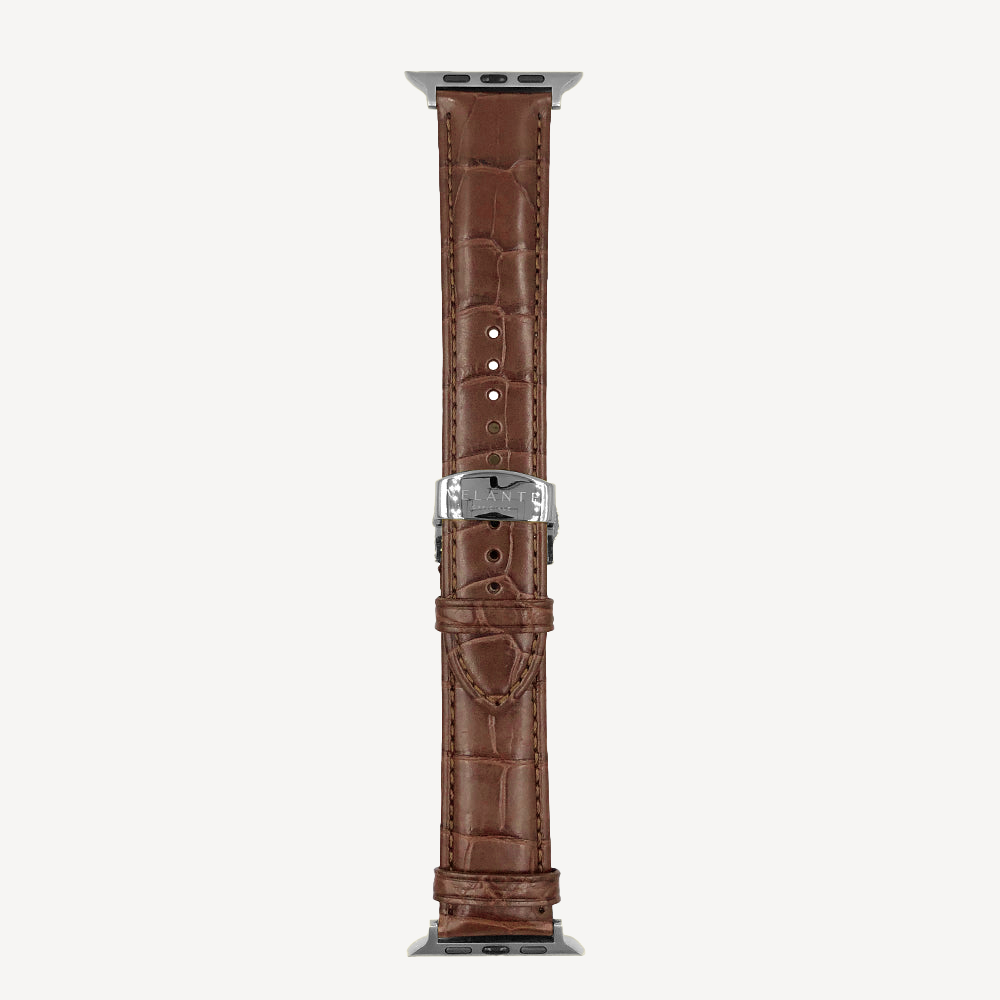 Apple Watch strap, Crocodile leather
