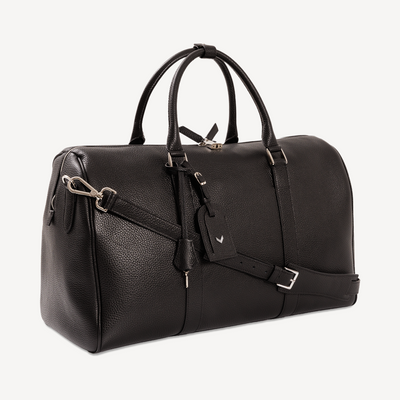 Overnight Bag, Calf Leather, Grained Texture