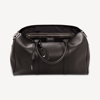 Overnight Bag, Calf Leather, Grained Texture