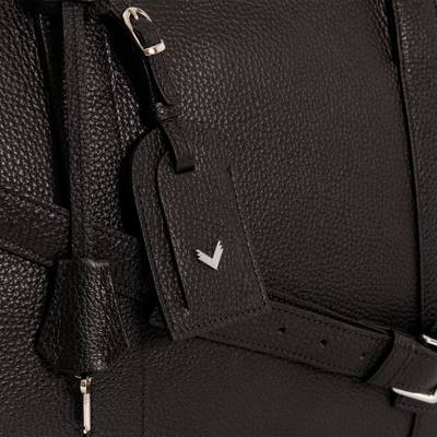 Overnight Bag, Calf Leather, Grained Texture