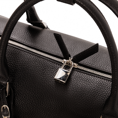 Overnight Bag, Calf Leather, Grained Texture