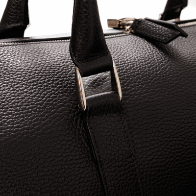 Overnight Bag, Calf Leather, Grained Texture