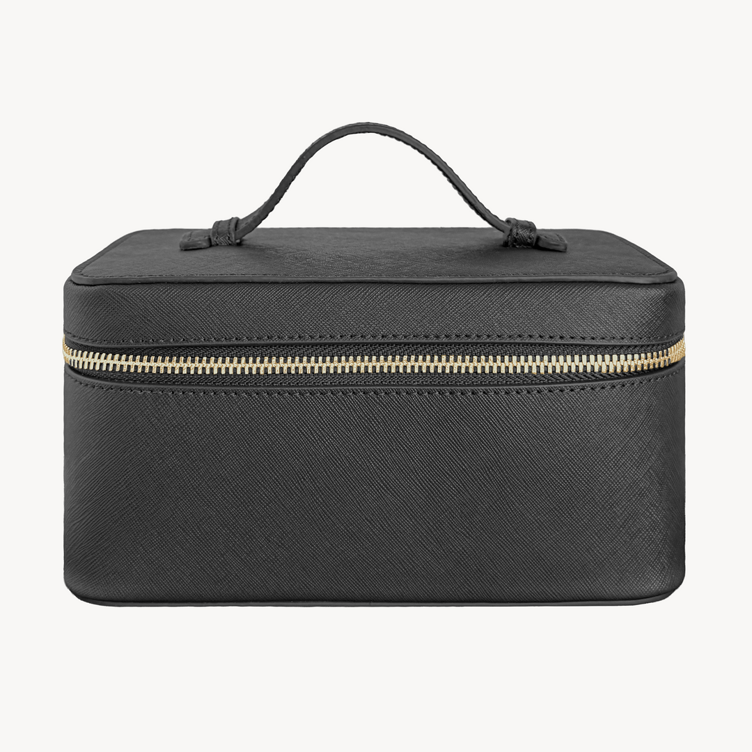 Vanity Bag, Calf Leather, Saffiano Texture