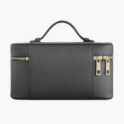 Vanity Bag, Calf Leather, Saffiano Texture