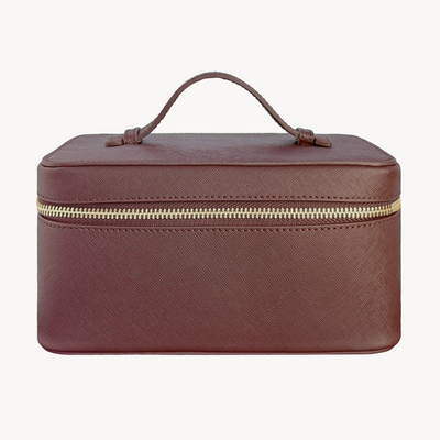 Vanity Bag, Calf Leather, Saffiano Texture
