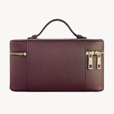 Vanity Bag, Calf Leather, Saffiano Texture