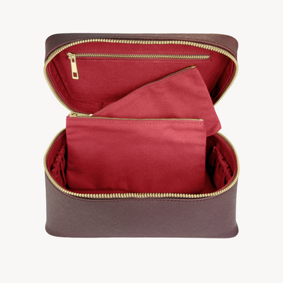 Vanity Bag, Calf Leather, Saffiano Texture
