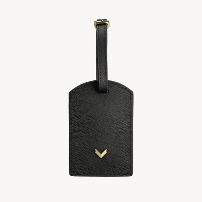 Luggage Tag, Calf Leather, Saffiano Texture
