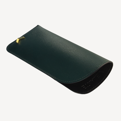 Glasses Case, Calf Leather, Saffiano Texture