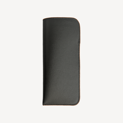 Glasses Case, Calf Leather, Saffiano Texture