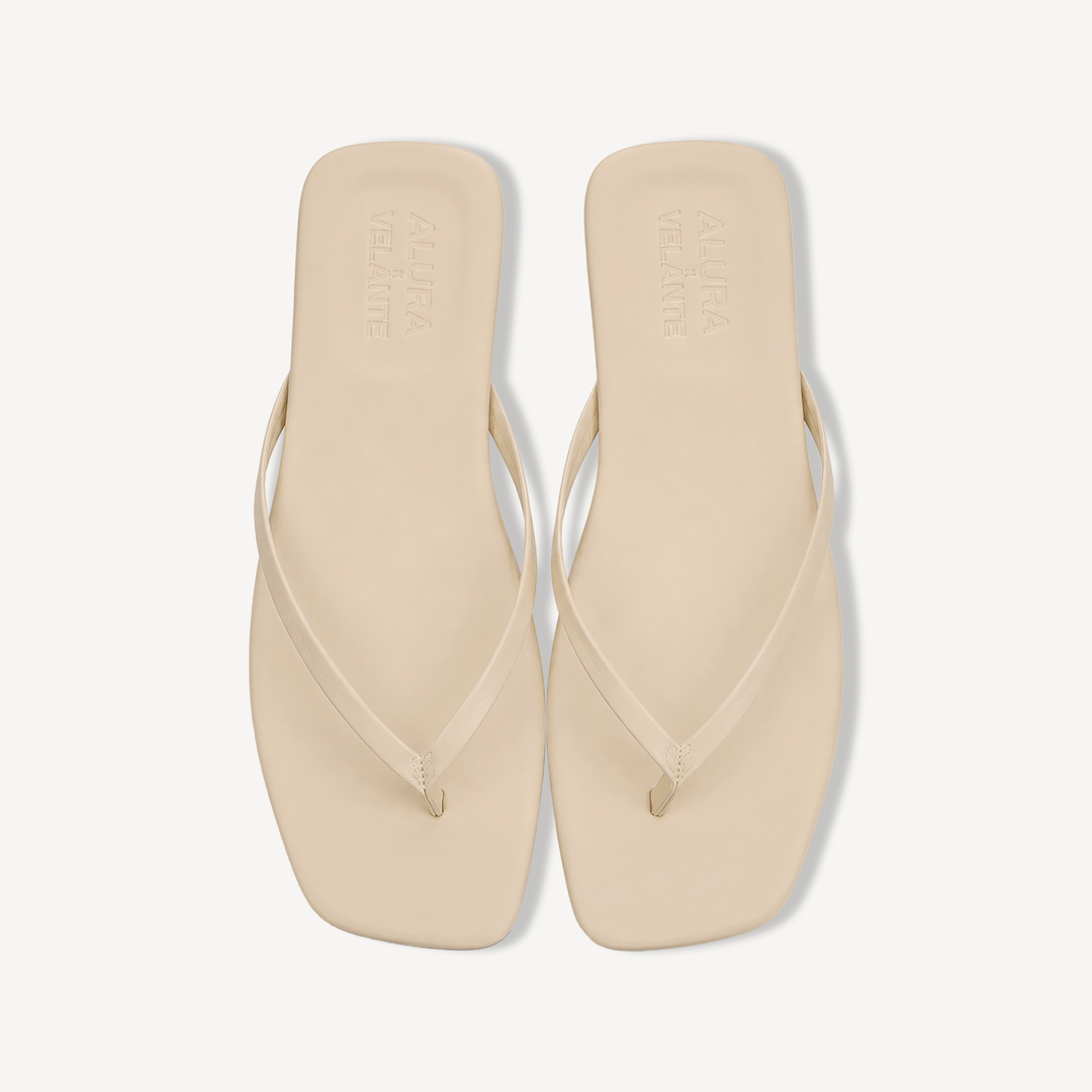 Flip Flops Ayala, Goat Leather