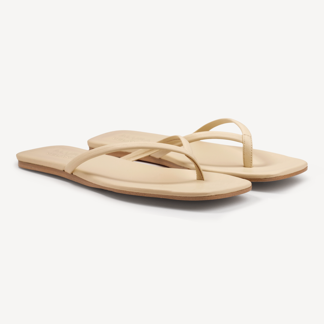 Flip Flops Ayala, Goat Leather