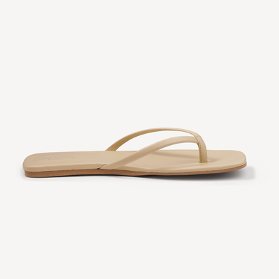 Flip Flops Ayala, Goat Leather