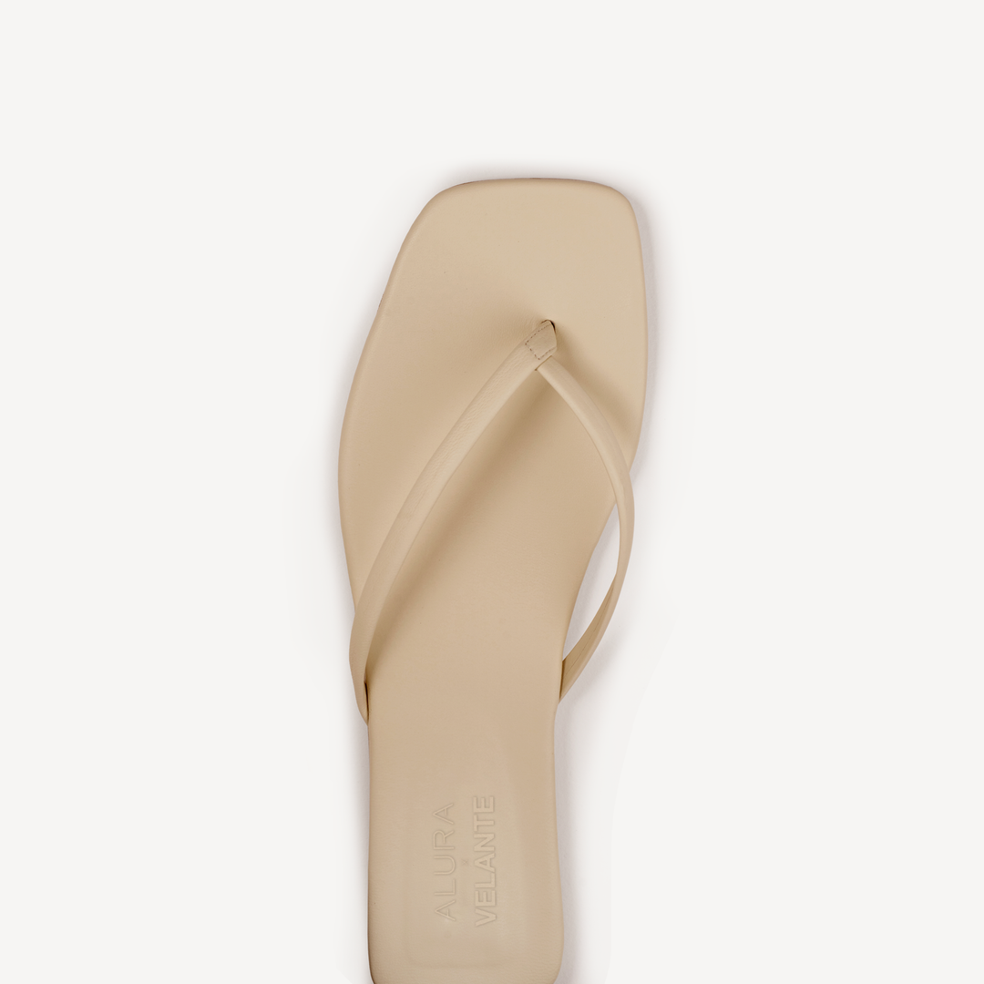 Flip Flops Ayala, Goat Leather