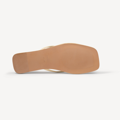 Flip Flops Ayala, Goat Leather