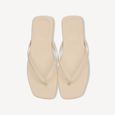 Flip Flops Ayala, Goat Leather
