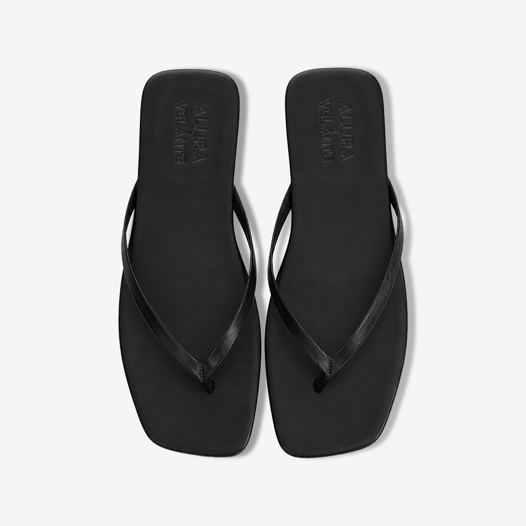 Flip Flops Ayala, Goat Leather