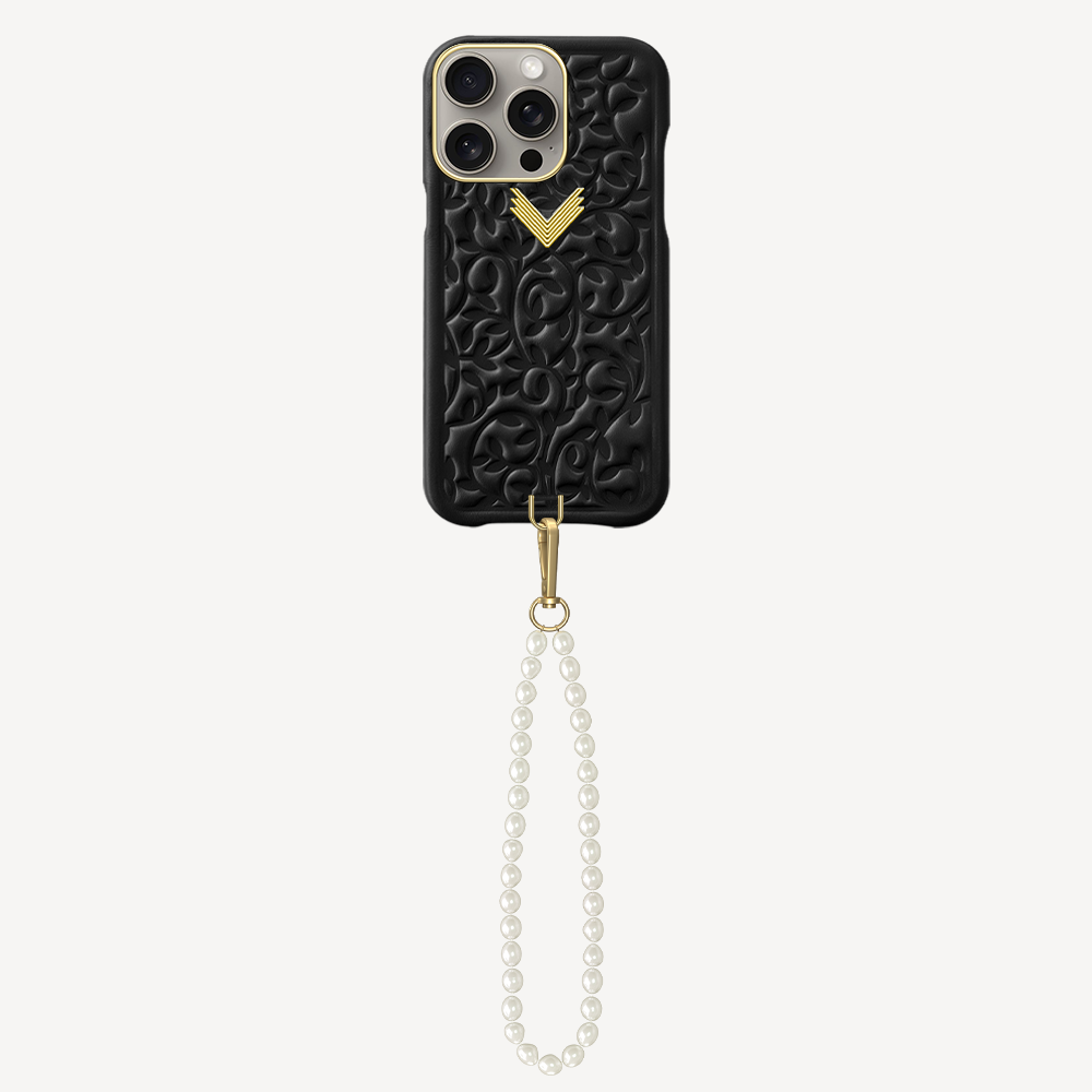 iPhone 15 Pro Max Phone Case, Calf Leather
