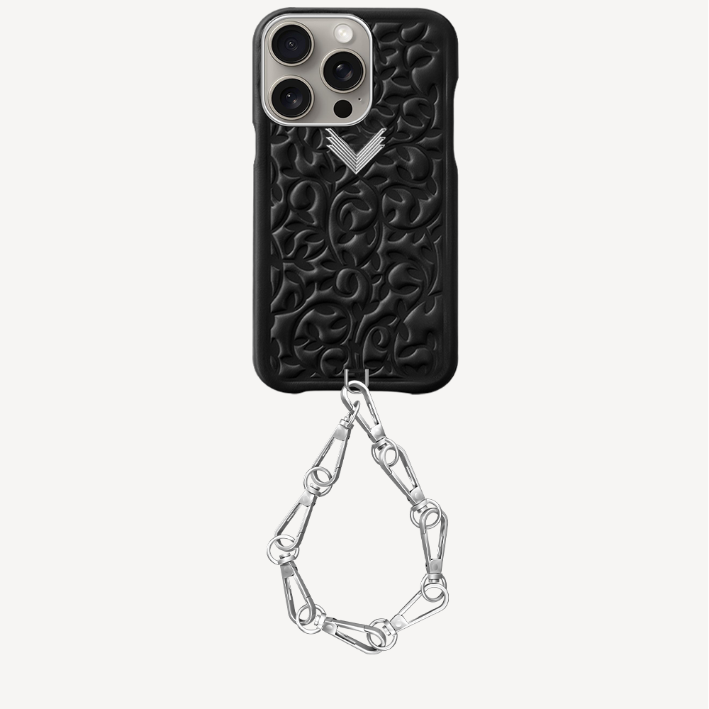 iPhone 15 Pro Max Phone Case, Calf Leather