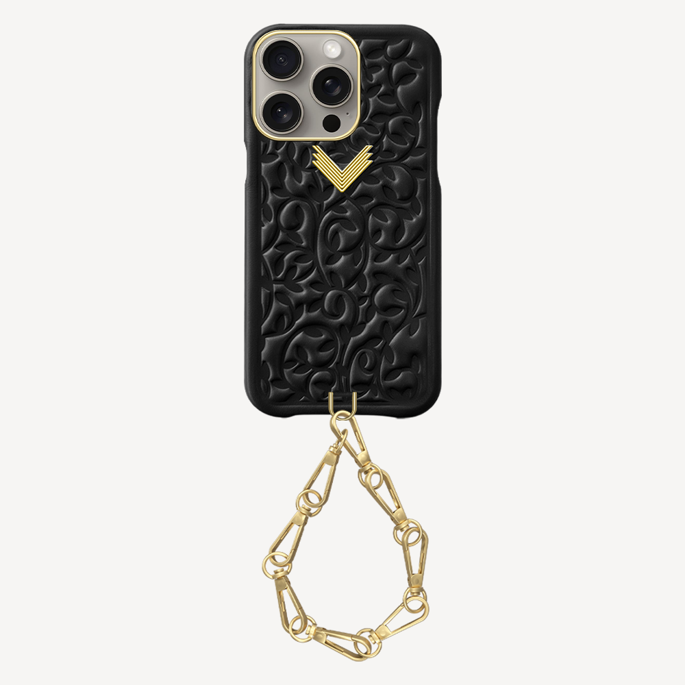 iPhone 15 Pro Max Phone Case, Calf Leather
