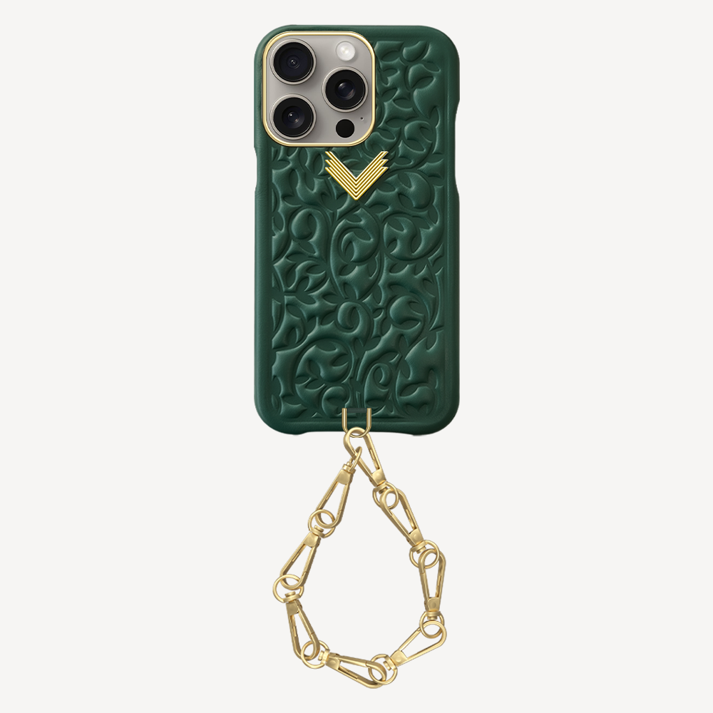 iPhone 15 Pro Max Phone Case, Calf Leather