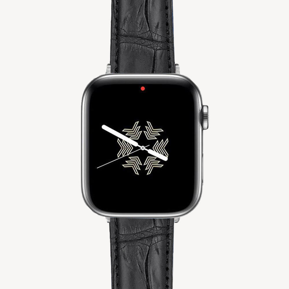 Apple Watch strap, Crocodile leather