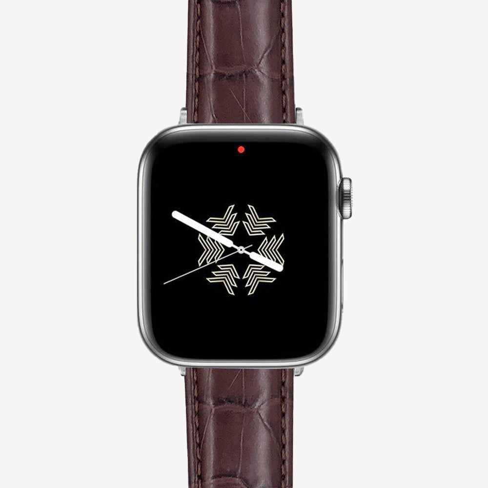 Apple Watch strap, Crocodile leather