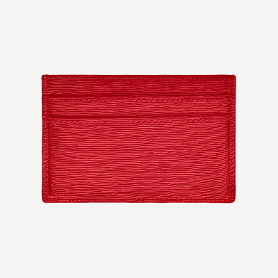 Card Holder, Calf Leather, Dune Texture