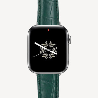 Apple Watch strap, Crocodile leather