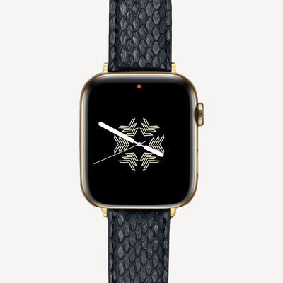 Apple Watch strap, Python leather