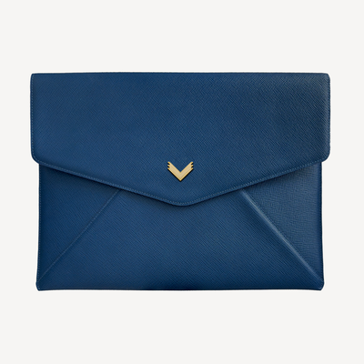 Macbook Laptop Cover, Calf Leather, Saffiano Texture