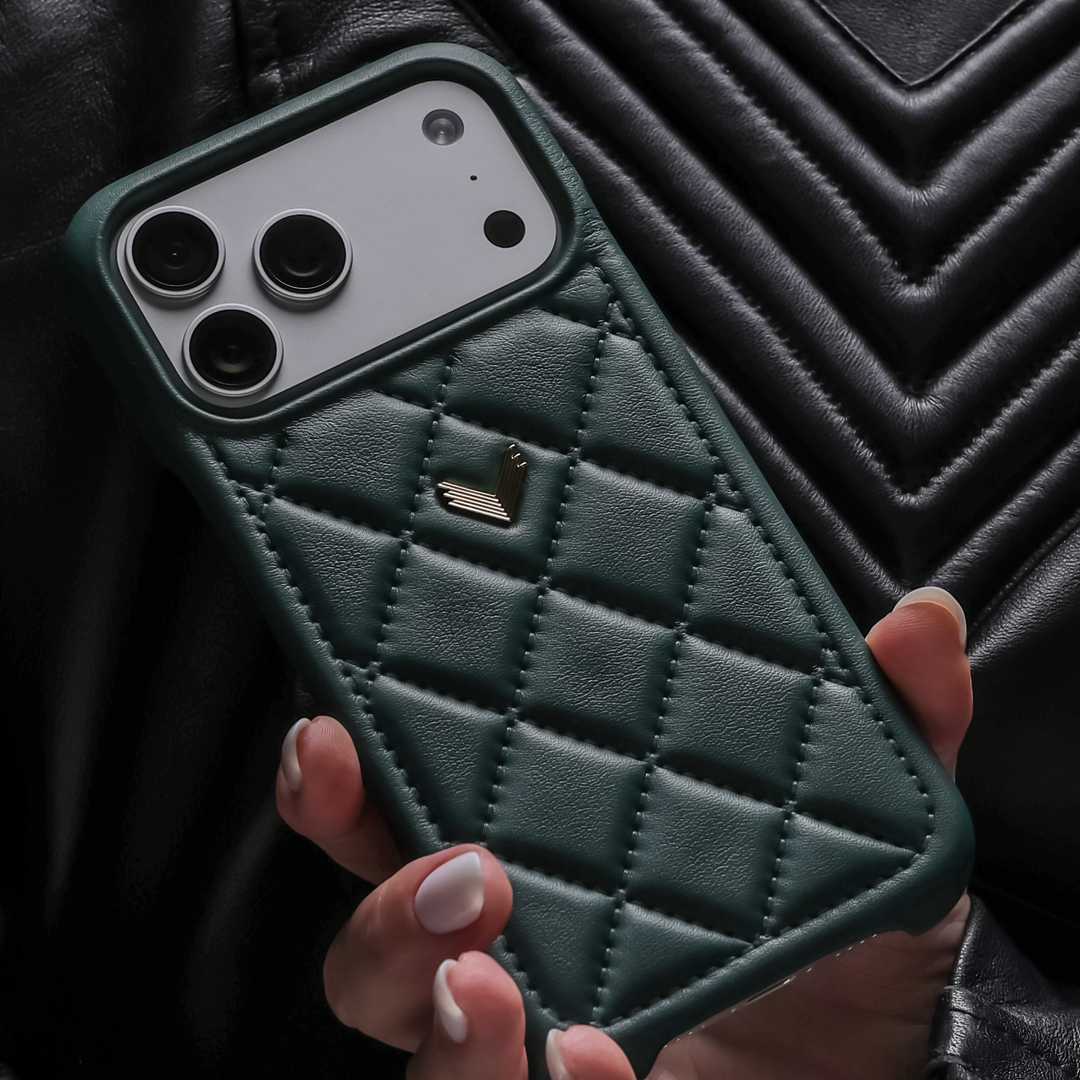iPhone 17 Pro Max Phone Case, Calf Leather