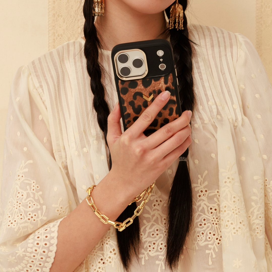 iPhone 17 Pro Max Phone Case, Goat Leather