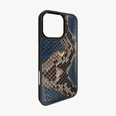 iPhone 16 Pro Phone Case, Python Leather