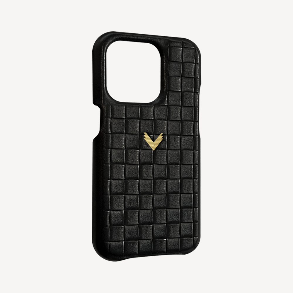 iPhone 14 Pro Phone Case, Calf Leather