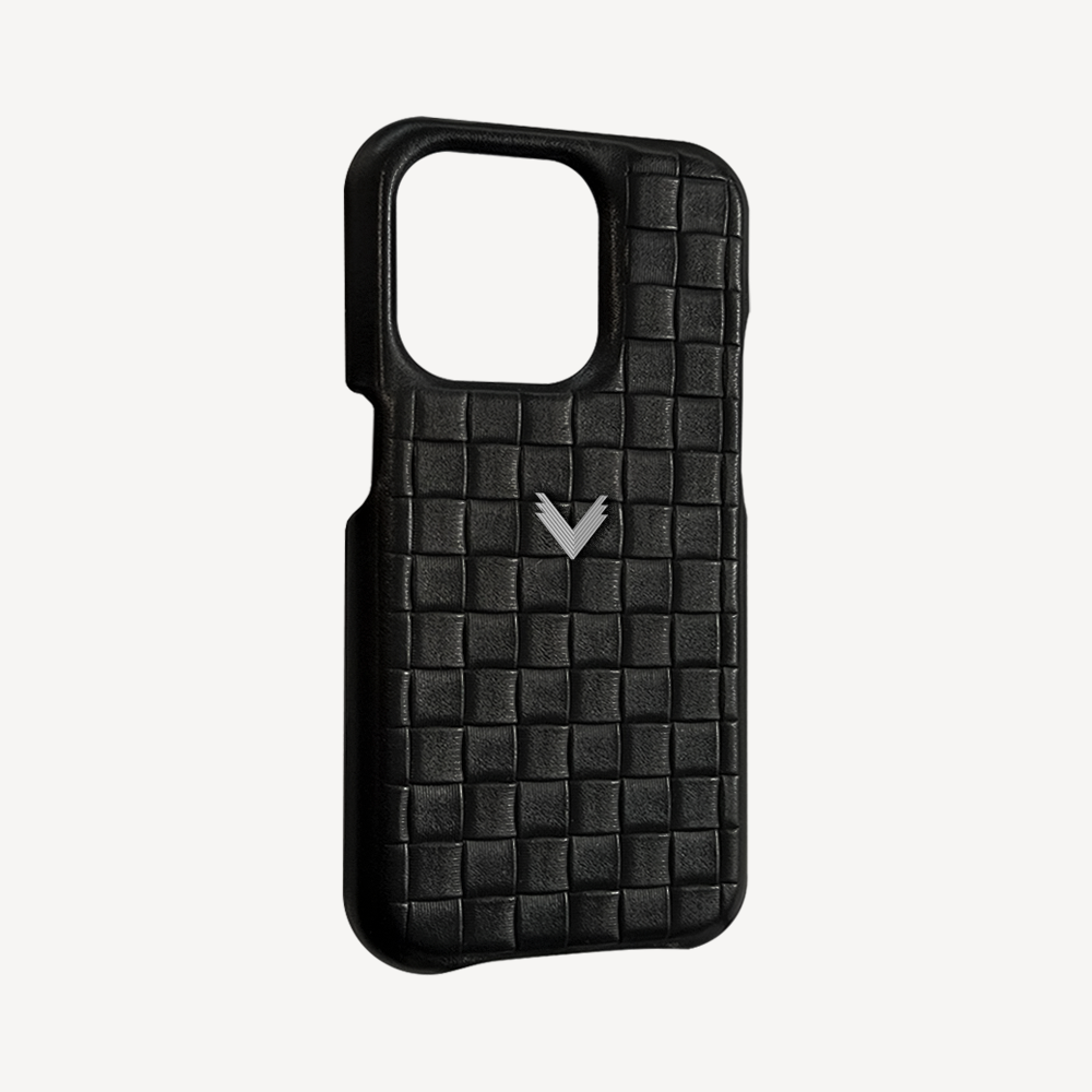 iPhone 15 Pro Phone Case, Calf Leather