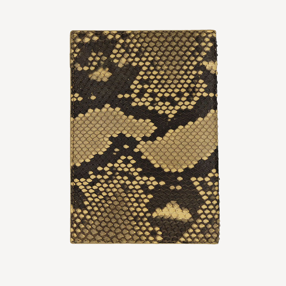 Passport Wallet, Python Leather