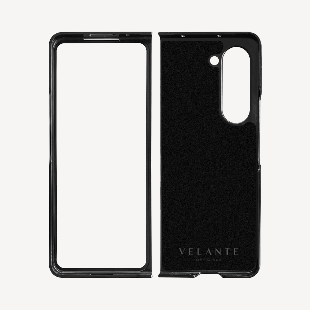 Samsung Z Fold 5 Phone Case, Calf Leather, Crocodile Texture