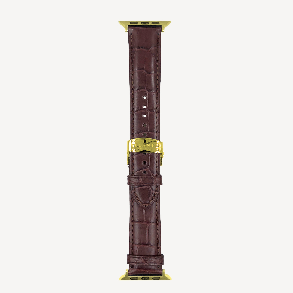 Apple Watch strap, Crocodile leather