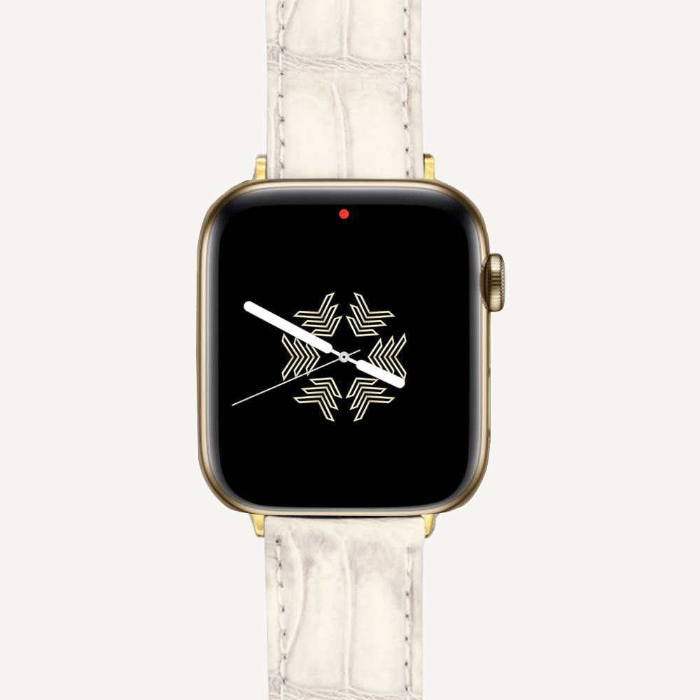 Apple Watch Strap, Himalayan Crocodile Leather