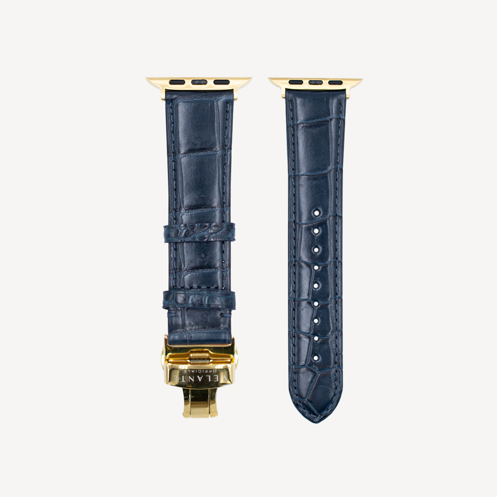 Apple Watch strap, Crocodile leather