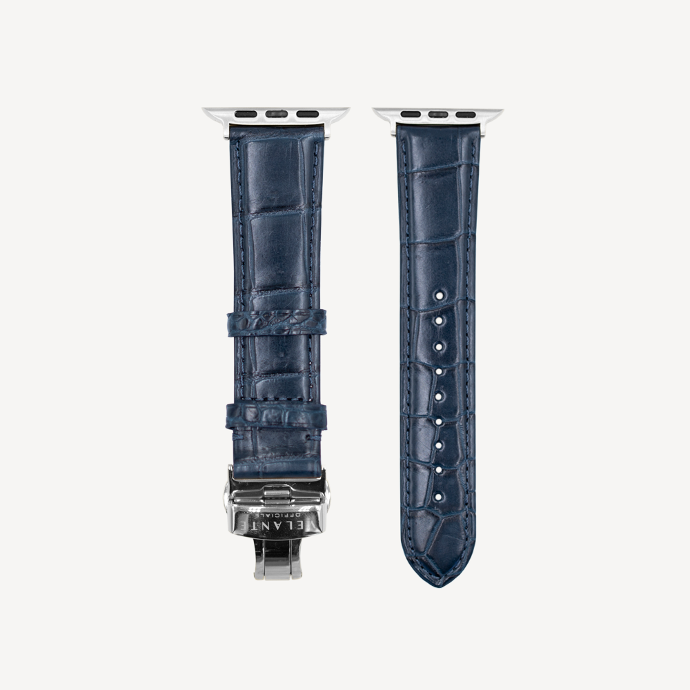 Apple Watch strap, Crocodile leather