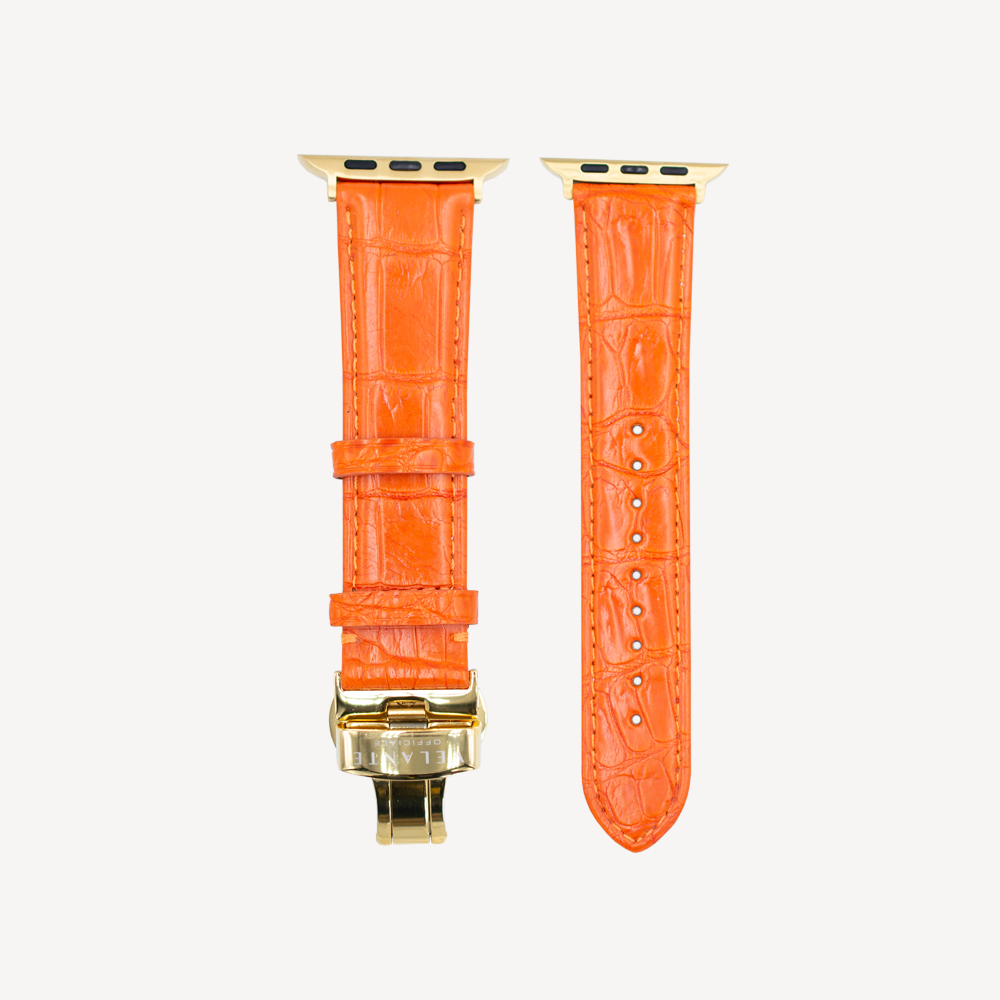 Apple Watch strap, Crocodile leather