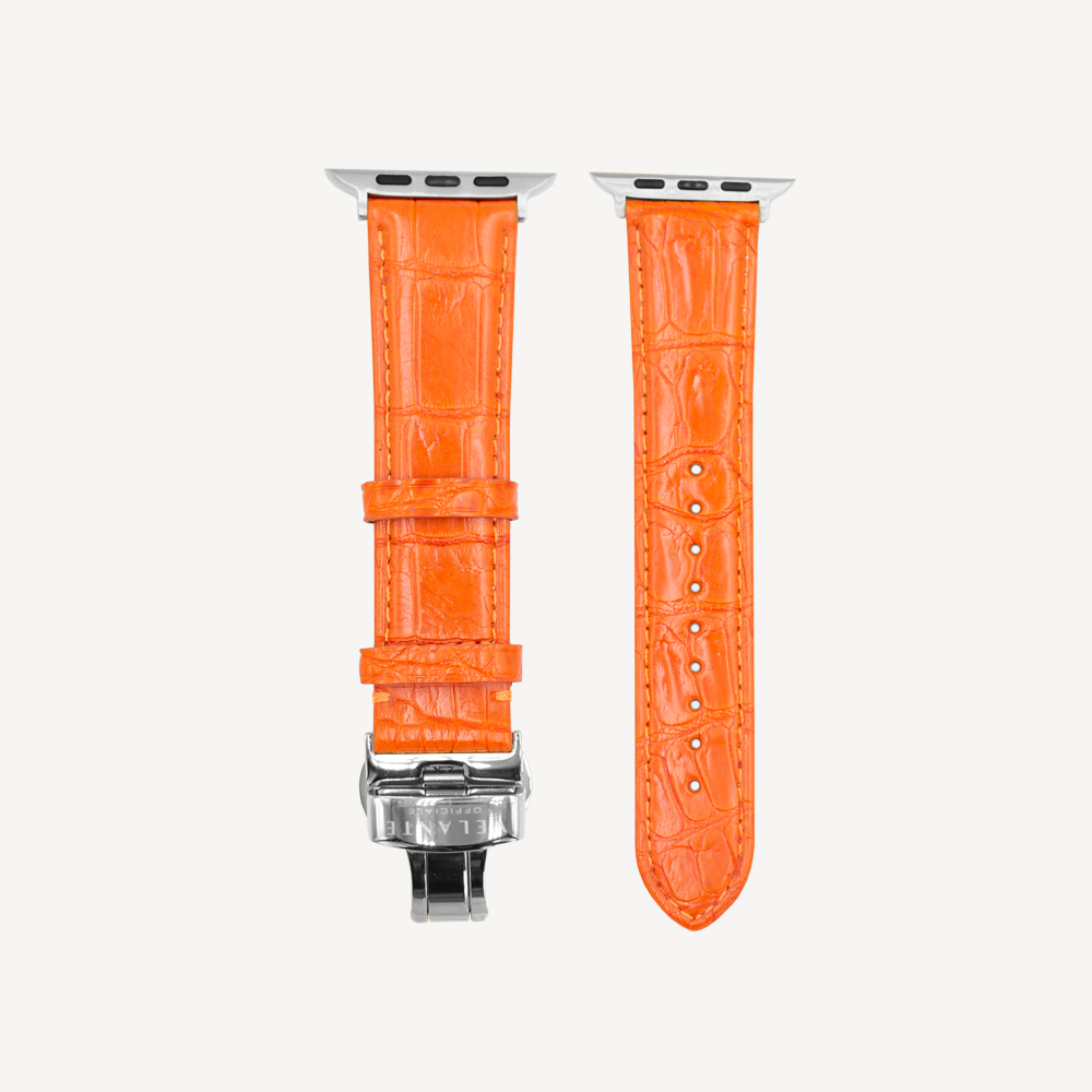 Apple Watch strap, Crocodile leather