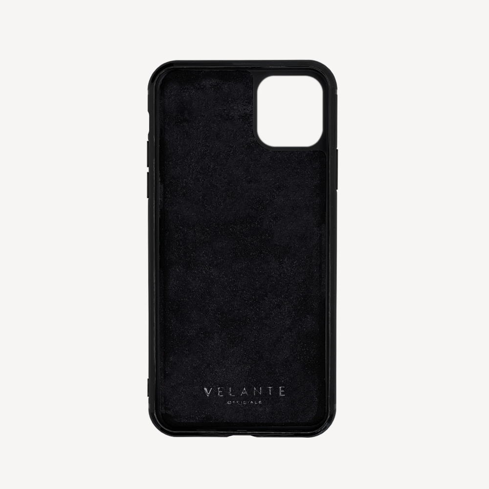 iPhone 11 Phone Case, Calf Leather, Alligator Texture