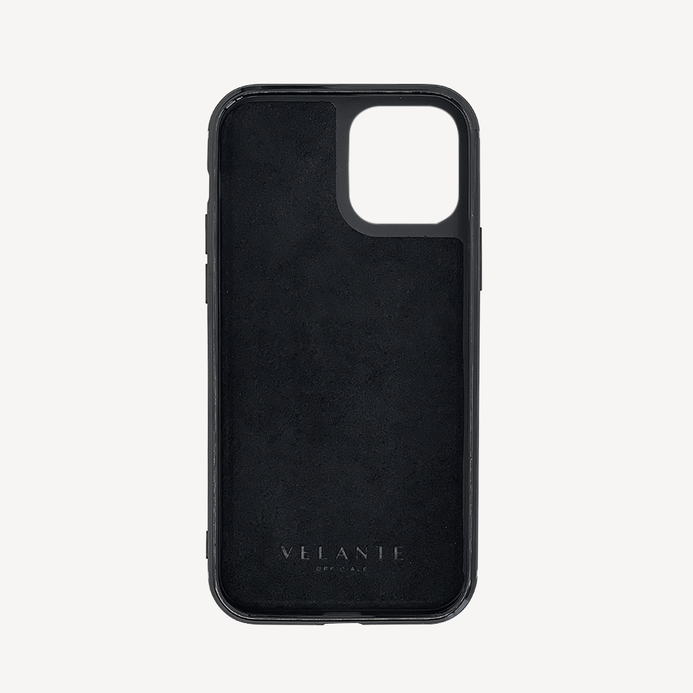 iPhone 14 Plus Phone Case, Calf Leather, Alligator Texture