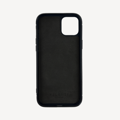 iPhone 15 Plus Phone Case, Calf Leather, Alligator Texture