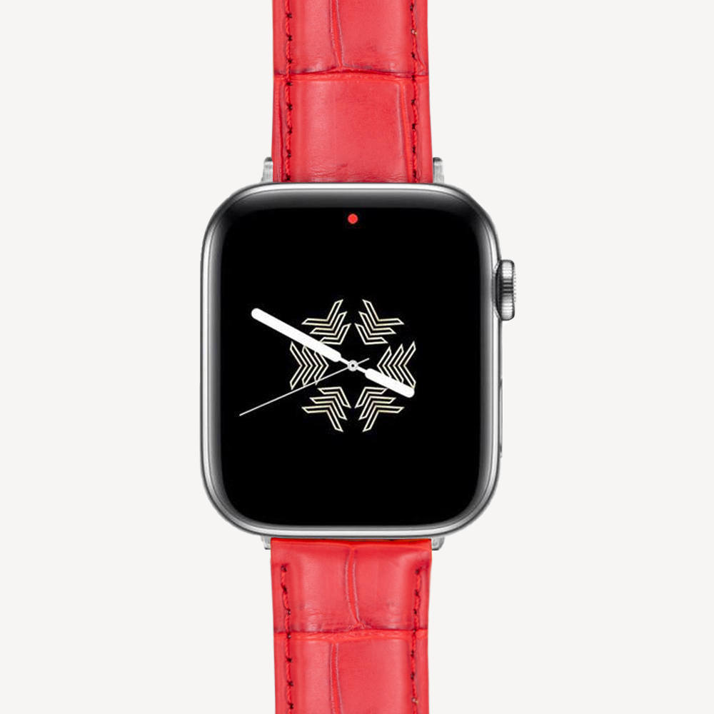 Apple Watch strap, Crocodile leather