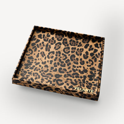 Serving Tray, Goat Leather